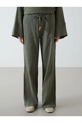 شلوار خاکی زنانه پنبه ای LC Waikiki - کد 899518246