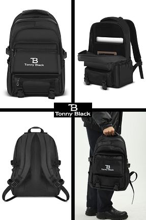 کوله پشتی مشکی زنانه ابعاد بزرگ Tonny Black - کد 899346850