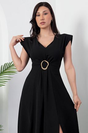 لباس مجلسی و فارغ التحصیلی مشکی زنانه مخلوط پلی استر PULLIMM - کد 899536521