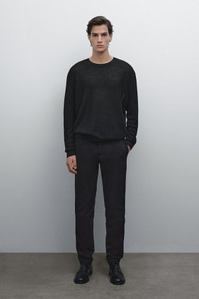 شلوار آبی مردانه پنبه ای Massimo Dutti - کد 899537797