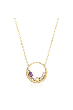 گردنبند نقره زرد زنانه 925 عیار Cecile Jewellery - کد 899553140