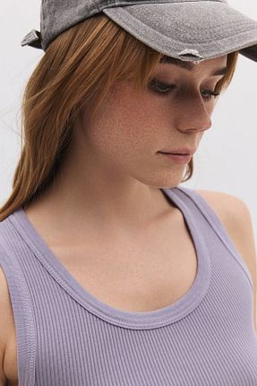 بادی بنفش زنانه یقه دوچرخه No Matter What - کد 866950082