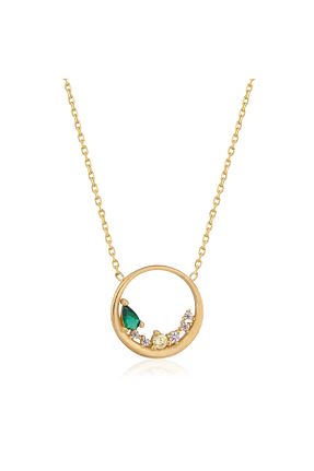گردنبند نقره زرد زنانه 925 عیار Cecile Jewellery - کد 899554588