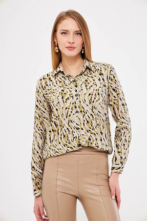 پیراهن سبز زنانه رگولار armonika - کد 869206414