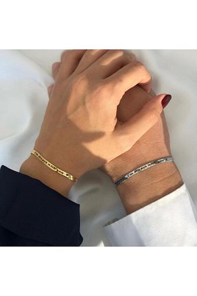 دستبند نقره رنگی زنانه 925 عیار nevamkuyumculuk - کد 899561345
