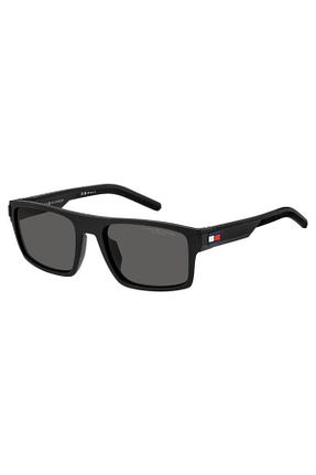 عینک آفتابی مشکی مردانه پلاریزه Tommy Hilfiger - کد 675171583