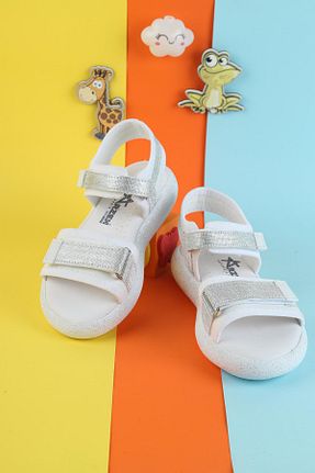 صندل رنگی بچه گانه پاشنه تخت Moda Lime - کد 899562268