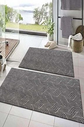 پادری حمام طوسی پلی پروپیلن Raschel Carpet - کد 899562119