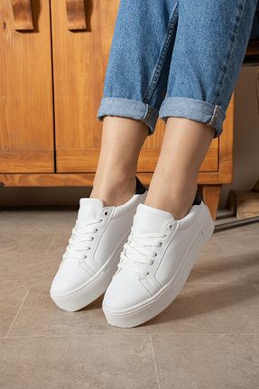 کفش اسنیکر رنگی زنانه بند دار SHOESTEP - کد 898976748