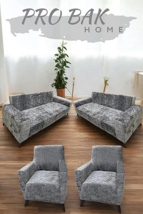 کاور مبل طوسی پلی استر probak - کد 880173947