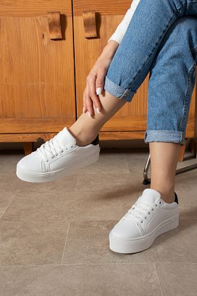 کفش اسنیکر رنگی زنانه بند دار SHOESTEP - کد 898976748