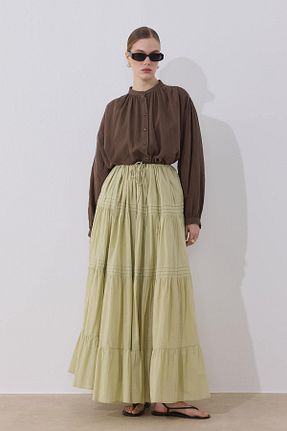 پیراهن قهوه ای زنانه رگولار Moca - کد 899585386