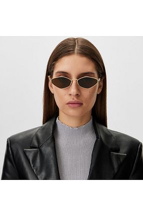 عینک آفتابی طلائی زنانه 56 Miu Miu - کد 899597074