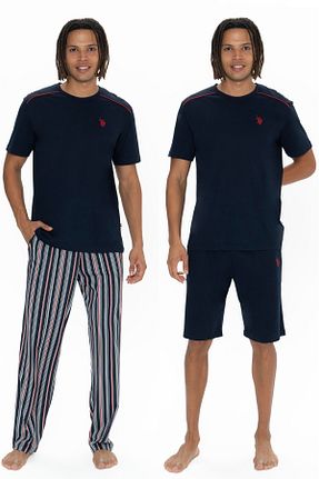 ست لباس راحتی سرمه ای مردانه پنبه ای U.S. Polo Assn. - کد 899598222