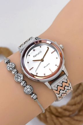 ساعت مچی رنگی زنانه 36-40 میلی متر Ferrucci - کد 899597898