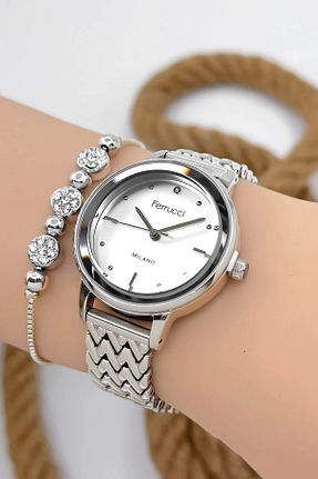 ساعت مچی رنگی زنانه 36-40 میلی متر Ferrucci - کد 899597890
