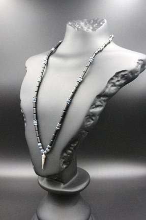 گردنبند جواهر مشکی زنانه سنگ طبیعی magıcgrange - کد 842670613
