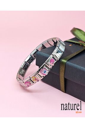 دستبند استیل (فولاد) متالیک زنانه استیل (فولاد) Naturel Tılsım - کد 899635017