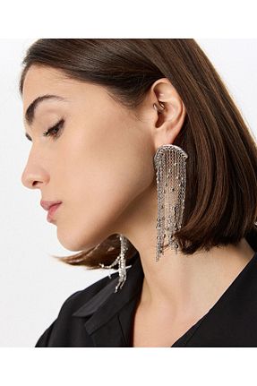 گوشواره جواهر طوسی Twist - کد 899622699