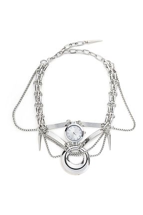 گردنبند جواهر طوسی زنانه Twist - کد 899622693