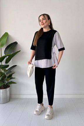 لباس مشکی زنانه بافتنی MaziButik - کد 900538169
