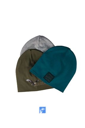 کلاه پشمی طوسی بچه گانه پنبه ای Kardelen Butik Denizli - کد 899646631