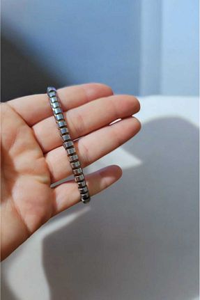 دستبند جواهر طوسی زنانه سنگ طبیعی Atölye - کد 899648973