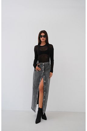 بلوز مشکی زنانه ساده Black Fashion - کد 819625340