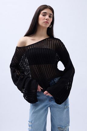 بلوز مشکی زنانه ساده Black Fashion - کد 812619859