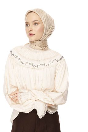 روسری سفید İpek Jakar VALORSCARF - کد 899681931
