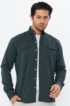پیراهن رنگی مردانه اسلیم فیت Oyga - کد 882677193