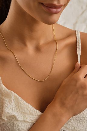 گردنبند طلا زرد زنانه 14 عیار Sefa Gold - کد 900569932