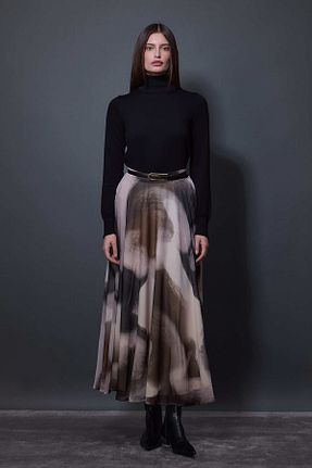 دامن حجاب قهوه ای زنانه Relaxed Tailors Room - کد 883221493