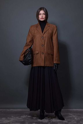 کت قهوه ای زنانه Blazer Tailors Room - کد 883221657