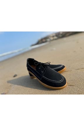 کفش اسپادریل مشکی مردانه چرم مصنوعی town walker - کد 899717769