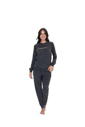 ست لباس راحتی طوسی زنانه ساده U.S. Polo Assn. - کد 899751877
