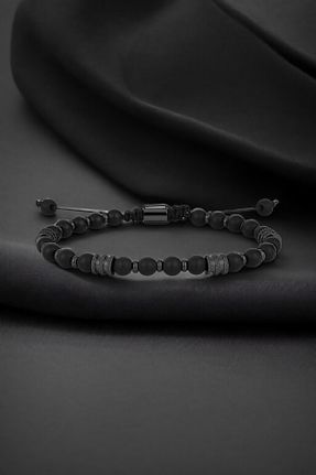 دستبند استیل (فولاد) مشکی مردانه استیل ضد زنگ Daniel Klein - کد 900582663