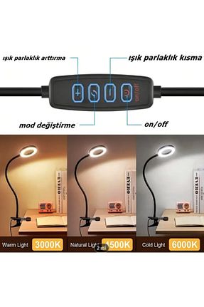 چراغ مطالعه / رومیزی مشکی فلزی newnet - کد 899724793