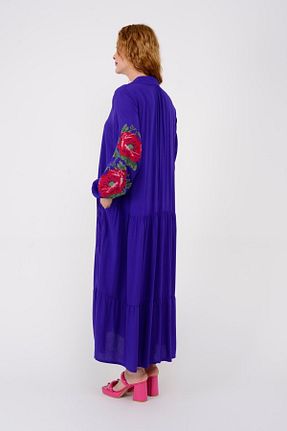 لباس بنفش زنانه بافتنی Park Moda - کد 899732931