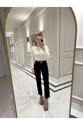 شلوار جین رنگی زنانه پاچه تنگ CKBUTİK - کد 899732767