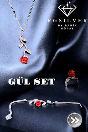 ست نقره زنانه زیرکن RGELEGANCE Premium Accessories - کد 866968118