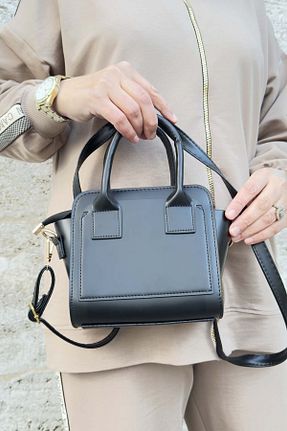 کیف دوشی مشکی زنانه چرم مصنوعی çantamgelsin - کد 899847268