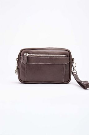 کیف پورتفوی و کلاچ طوسی مردانه چرم خالص Niki Leather - کد 899847597