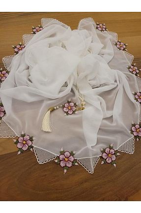 شال سفید مردانه کرپ onlaynticaret - کد 822497939
