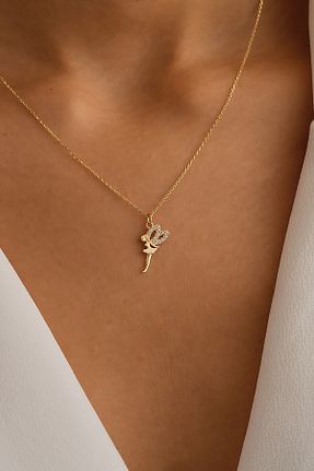 گردنبند طلا زرد زنانه 14 عیار Sefa Gold - کد 900613671