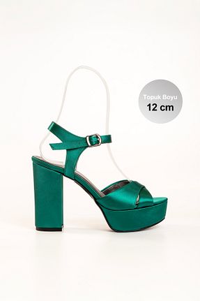کفش مجلسی سبز زنانه پارچه ای E&L Company - کد 899759733