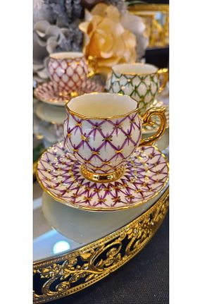 فنجان قهوه رنگی 6 نفره LOKMAN ZÜCCACİYE - کد 899765226