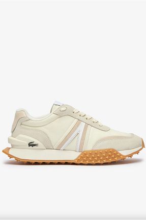 کفش اسنیکر بژ زنانه بند دار Lacoste - کد 899763767