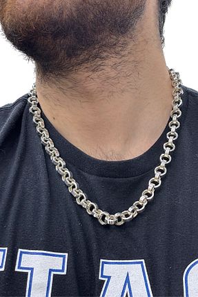 گردنبند نقره طوسی زنانه 925 عیار oya silver - کد 899766452