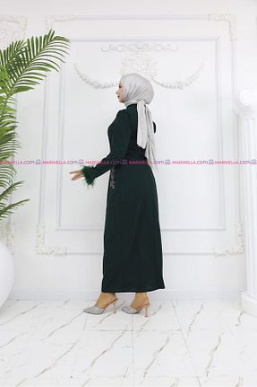 لباس حجاب سبز زنانه Kalem marwella - کد 899252547